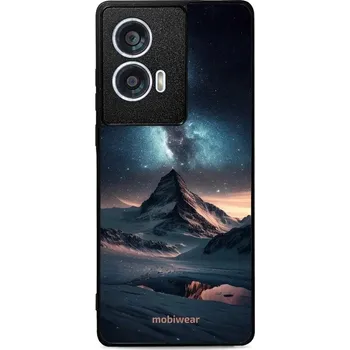 Pouzdro na mobilní telefon Lesklý kryt Mobiwear Glossy - Motorola Edge 50 Fusion - G006G Hora s hvězdnou oblohou (Prémiové lesklé pouzdro, obal, kryt Mobiwear Glossy na mobil Motorola Edge 50 Fusion - G006G Hora s hvězdnou oblohou, materiál Plast + TPU silikon - krytí po všech)