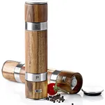 AdHoc mlýnek sůl & pepř oboustranný DUOMILL ocel a akácie CeraCut®