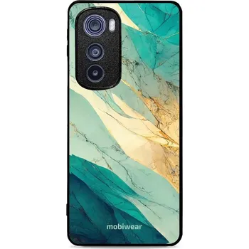 Pouzdro na mobilní telefon Lesklý kryt Mobiwear Glossy - Motorola Edge 30 5G - G024G - Zlatavý a zelenkavý mramor (Prémiové lesklé pouzdro, obal, kryt Mobiwear Glossy na mobil Motorola Edge 30 5G - G024G - Zlatavý a zelenkavý mramor, materiál Plast + TPU silikon - krytí po všech)