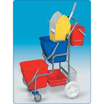 Úklidový vozík Úklidový vozík dvojkbelíkový KAMZÍK ISS 21009K6