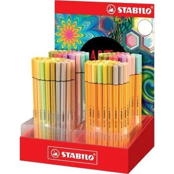 Pisaki Pen 68 i Point 88 160szt. Creative Set Arty, Stabilo