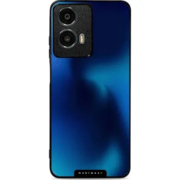 Pouzdro na mobilní telefon Lesklý kryt Mobiwear Glossy - Motorola Moto G24 Power - G068G Modrý odstín (Prémiové lesklé pouzdro, obal, kryt Mobiwear Glossy na mobil Motorola Moto G24 Power - G068G Modrý odstín, materiál Plast + TPU silikon - krytí po všech stranách, neošoupatelný)