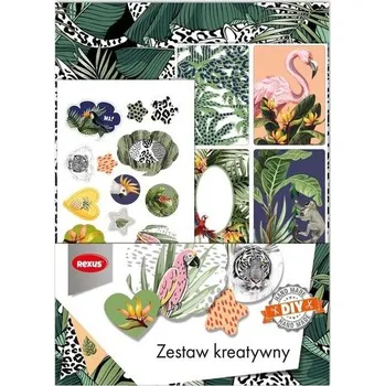 Set školních potřeb Zestaw kreatywny Dżungla