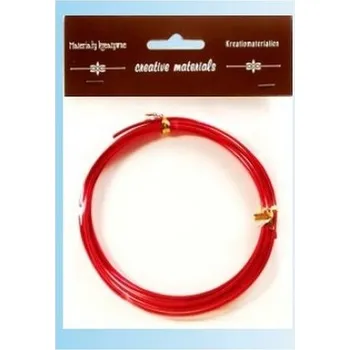 Set školních potřeb Drut aluminiowy czerwony 2 mm op. 3m, Galeria Hobby