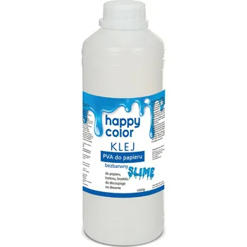Set školních potřeb Klej do papieru w płyniePVA 1000g w butelce, Happy Color