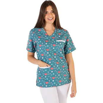 Zdravotnický oděv Gary´s Halena Uni ADA Coranzon Potisk/Modrá/Červená barva S