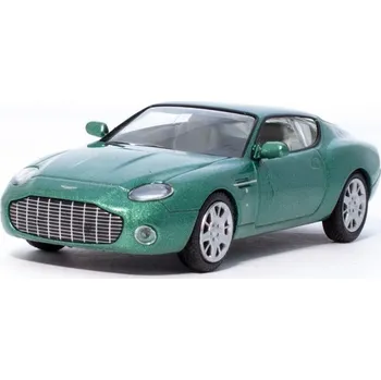autíčko Aston Martin DB7 Zagato 1:43 - Superauta DeAgostini časopis s modelem Aston Martin DB 7 Zagato - kovový model auta z časopisu Superkary - Superauta