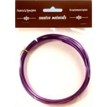Set školních potřeb Drut aluminiowy fioletowy 2 mm op. 3m, Galeria Hobby