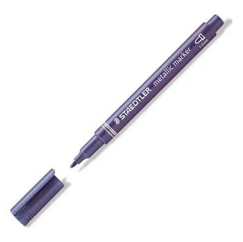 Marker metaliczny, okrągła końcówka, M, fioletowy, Staedtler
