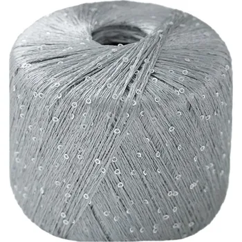 Příze Lana Gatto pletací příze PAILLETTES argento 8603