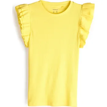 GATE Žebrované tričko s volánky 4Y 425-0143/331