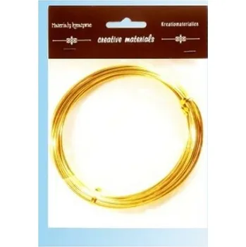 Set školních potřeb Drut aluminiowy złoty 2 mm op. 3m, Galeria Hobby