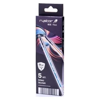 Długopisy żelowe GZ-031 kpl.- 5kol. fluo Eko, Rystor
