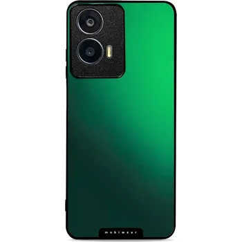 Pouzdro na mobilní telefon Lesklý kryt Mobiwear Glossy - Motorola Moto E14 - G061G Zelený odstín (Prémiové lesklé pouzdro, obal, kryt Mobiwear Glossy na mobil Motorola Moto E14 - G061G Zelený odstín, materiál Plast + TPU silikon - krytí po všech stranách, neošoupatelný potisk, tenk