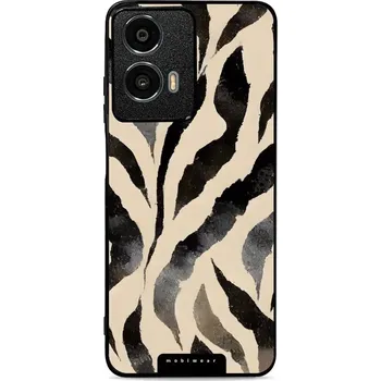 Pouzdro na mobilní telefon Lesklý kryt Mobiwear Glossy - Motorola Moto G24 Power - GA53G Zebří (Prémiové lesklé pouzdro, obal, kryt Mobiwear Glossy na mobil Motorola Moto G24 Power - GA53G Zebří, materiál Plast + TPU silikon - krytí po všech stranách, neošoupatelný potisk, tenké)