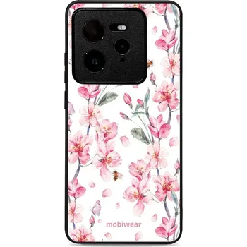 Pouzdro na mobilní telefon Lesklý kryt Mobiwear Glossy - Realme GT 7 Pro - G033G - Růžové květy (Prémiové lesklé pouzdro, obal, kryt Mobiwear Glossy na mobil Realme GT 7 Pro - G033G - Růžové květy, materiál Plast + TPU silikon - krytí po všech stranách, neošoupatelný potisk, tenké)