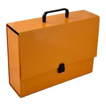 Archivační box Teczka rączką B4 Jumbo Kolor pomarańczowa pastelowa 35 x 25,5 x 10 cm, Penmate