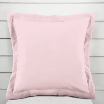 Povlak na dekorativní polštářek Dekorační povlak na polštář s lemem Rongo RG-062 Cukrově růžový 30 x 50 cm