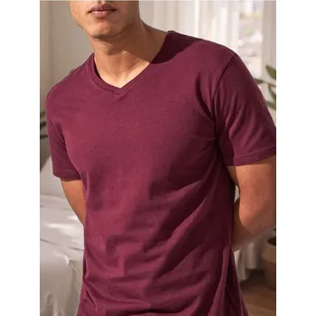 Sinsay - Tričko s krátkým rukávem - kaštanová - 1020Z-83X - 1020Z-83X-L