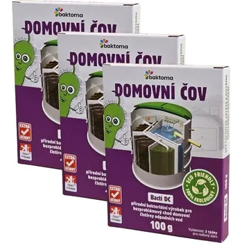 Čistič septiku a jímky Baktoma Bacti DC - Bakterie do ČOV - 100g BACTI DC - AKCE: 3 x 100 g