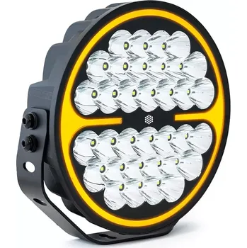 LED reflektor Tralert Nova 239mm, 9-36V, 150w, 13600lm, Strobo- Černé