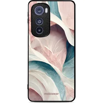 Pouzdro na mobilní telefon Lesklý kryt Mobiwear Glossy - Motorola Edge 30 5G - G026G - Růžový a zelenkavý mramor (Prémiové lesklé pouzdro, obal, kryt Mobiwear Glossy na mobil Motorola Edge 30 5G - G026G - Růžový a zelenkavý mramor, materiál Plast + TPU silikon - krytí po všech)