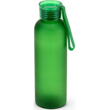 Láhev RIO rPET. Recyklovaného PET (100 % rPET) láhev s matným povrchem 600 ml - Zelená, 600 ml
