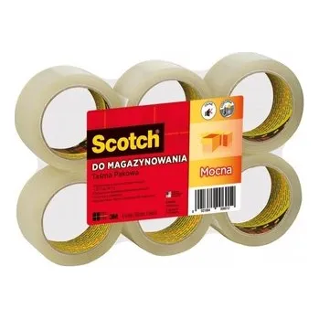 Taśma pakowa akryl. 50 mm x 66 m przezroczysta Cicha, Scotch 3M