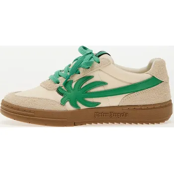 Pánská obuv Tenisky Palm Angels Kids Palm Beach University Nylon Beige Green EUR 35