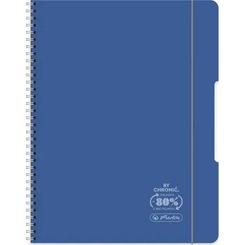 Set školních potřeb Brulion na spirali A4 80k. Eco PP ocean granat, Herlitz