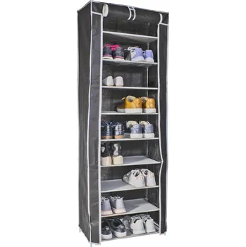 Botník HomeLife Textilní skříň na boty XXL 55 x 157 x 27 cm (5831)