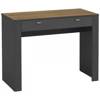 Toaletní stolek Toaletní stolek Nivorta NV10, Barva: černá / černá + dub whisky MIRJAN 5903211354410