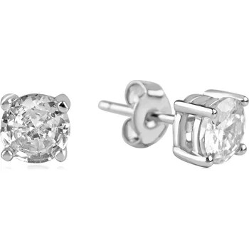 Náušnice Stříbrné náušnice se zirkonem - Meucci SS363E