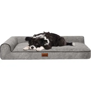 Pelíšek pro psa DOGGY Pelíšek pro psa Best dora - šedý VELIKOST: L - 80 x 53 x 18cm