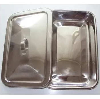 Miska na nástroje s víkem, nerez 22,3 x 12,6 x 4,5 cm