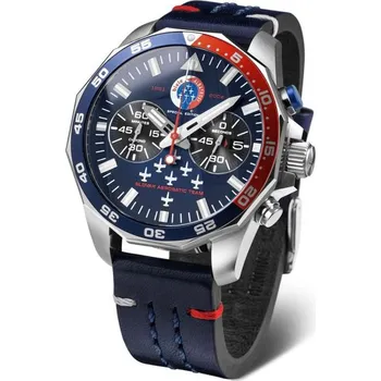 Hodinky Vostok Europe Limitovaná edice Biele Albatrosy 6S21-225A463-I - Kožený řemínek + 5 let záruka a dárek ZDARMA