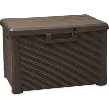 Úložný box Zahradní box Nevada 120l hnědý (box úložný zahradní malý)