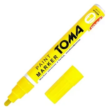 Marker olejny Medium 2.5 mm żółty fluo 440, Toma
