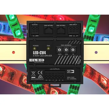 LED páska LSC LED-CV4 4-WAY LED DRIVER