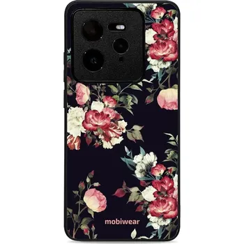 Pouzdro na mobilní telefon Lesklý kryt Mobiwear Glossy - Realme GT 7 Pro - G040G - Růže na černé (Prémiové lesklé pouzdro, obal, kryt Mobiwear Glossy na mobil Realme GT 7 Pro - G040G - Růže na černé, materiál Plast + TPU silikon - krytí po všech stranách, neošoupatelný potisk, tenk