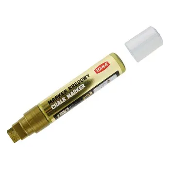 Marker kredowy końc. 8 x 15 mm złoty 290-95, Toma