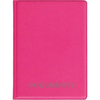 Archivační box Okładka na dokumenty z dowodem rejestracyjnym pink, Biurfol