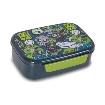 Set školních potřeb Śniadaniówka z przegródką Foodyx Monster Team CoolPack, Patio