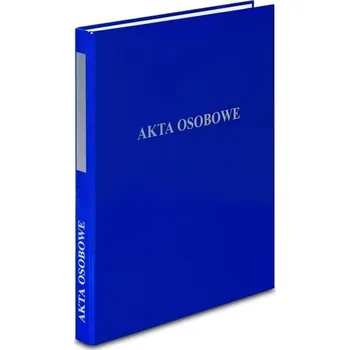 Archivační box Akta osobowe - segregator A4 2R 20 mm niebieskie, VauPe