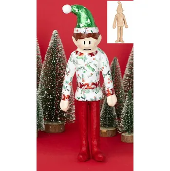 Figura Elf 25 x 10 x 4 cm z masy papierowej SA234C, Decopatch