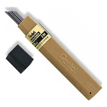 Grafity 0.3mm 3H Hi-Polymer - fiolka 12 pręcików, Pentel