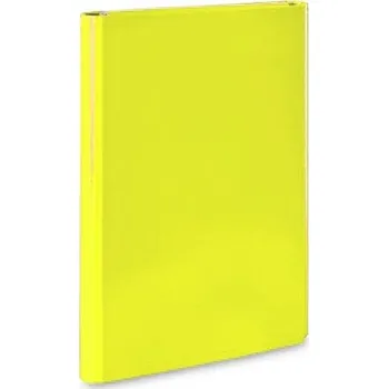 Teczka skrzydłowa A4 2 cm z rzepem j. żółta Caribic, VauPe