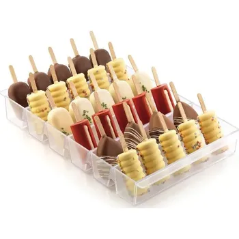 fomička na zmrzlinu SILIKOMART STOJAN NA NANUKY ESPOGEL DOWN - ČIRÝ 23,5x36cm