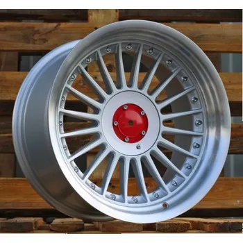 Alu kolo Alu kola Racing Line 7307F, 17x8 5x120 ET20, stříbrná + leštěný límec