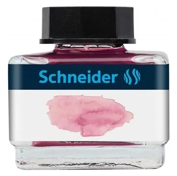 Atrament do pióra szklany kałamarz, 15ml, pudrowy róż, Schneider